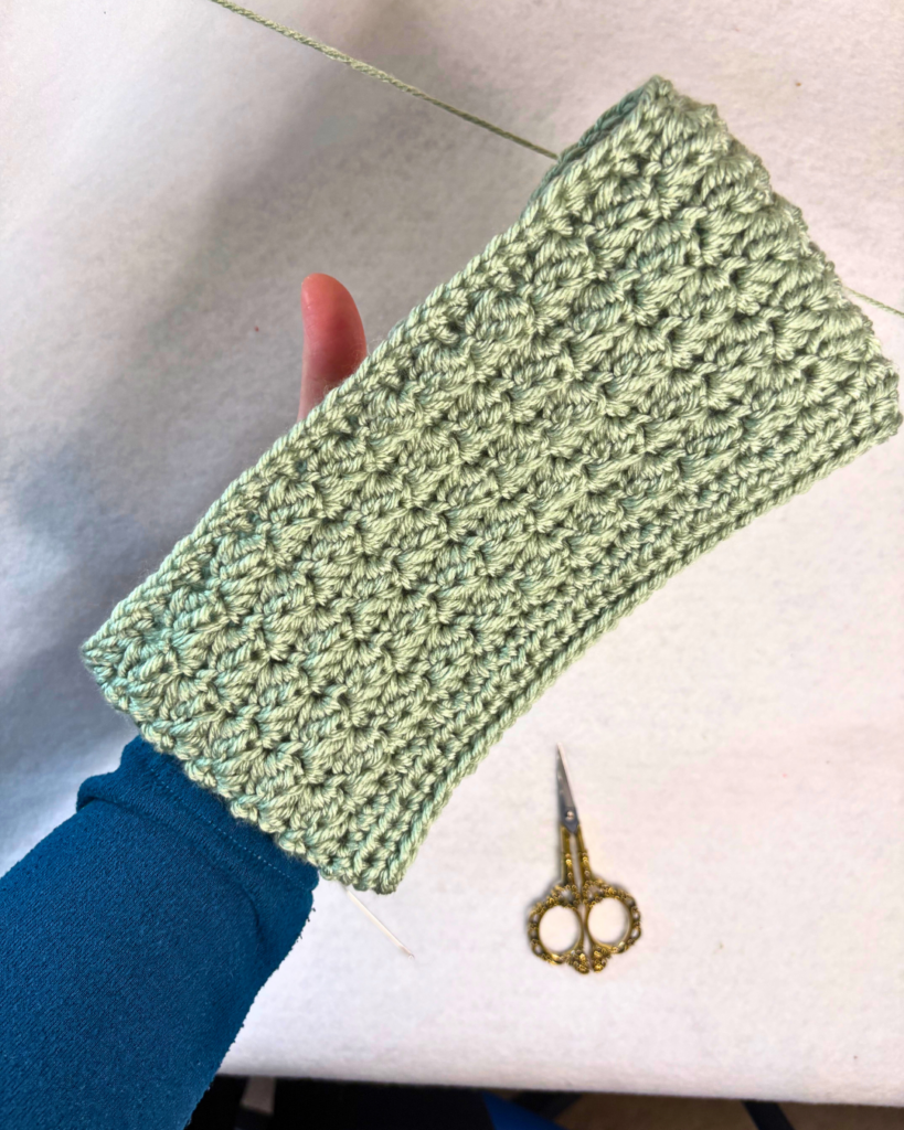 sedge stitch crochet headband pattern photo