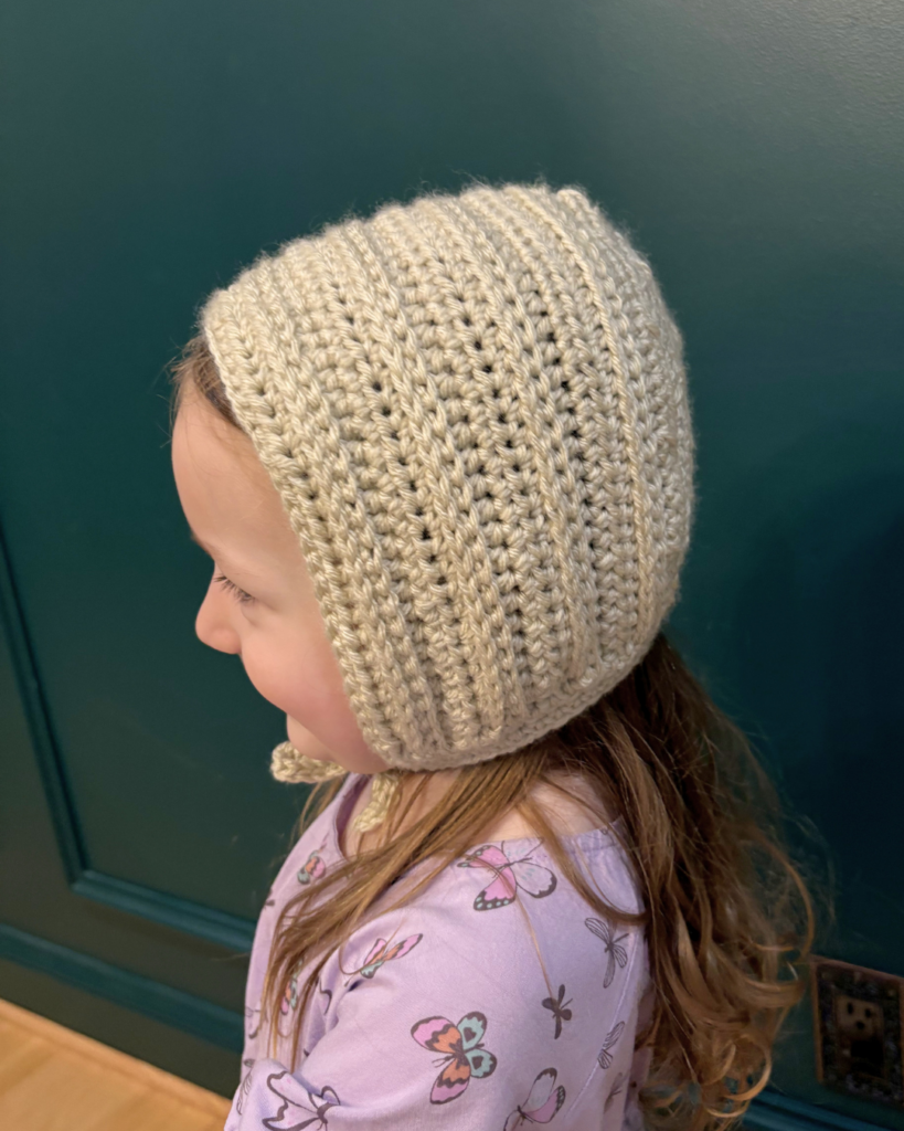 easy crochet baby bonnet pattern