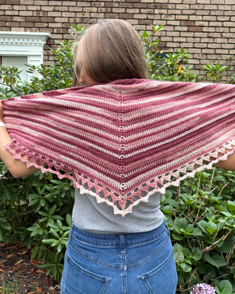 Lacy Edged Crochet Shawl Pattern